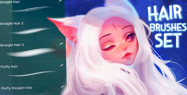 Free downloadable hair brushes