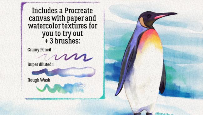 Free sample watercolor brushes