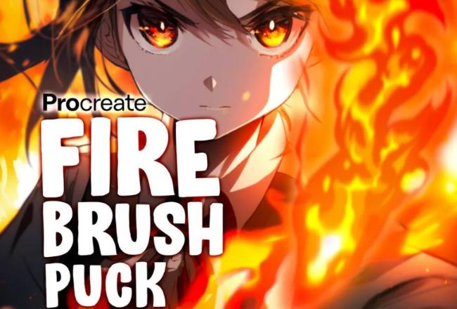 Procreate fire brush
