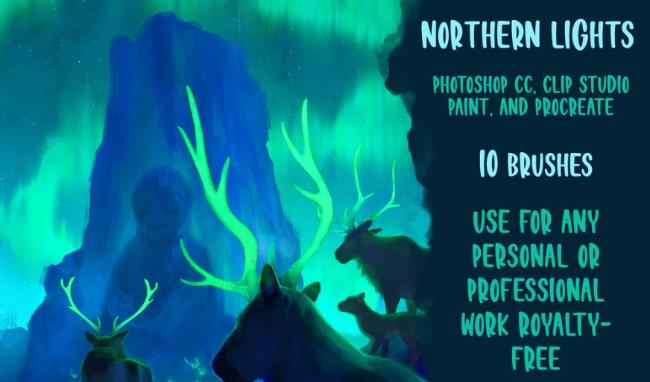 aurora brush photoshop