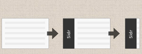 jquery side panel menu plugins