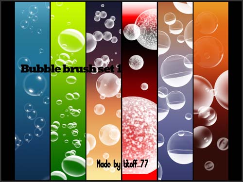 photoshop bubble brushes