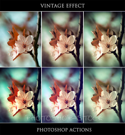 vintage photoshop actions