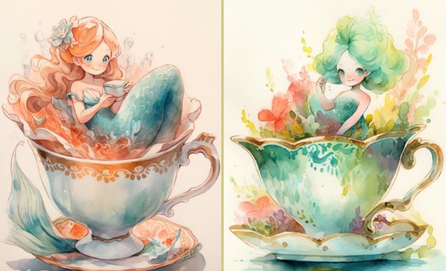 Easy watercolor brushes for beginners