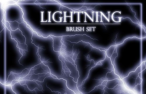 photoshop lightning brushes