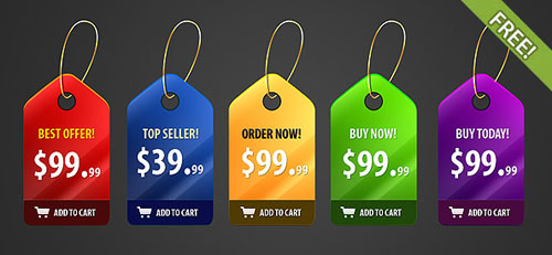 price tag psd