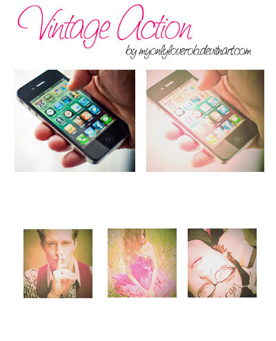 vintage photoshop actions