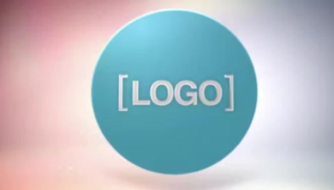 3D spinning disc logo reveal with depth and dimension effects