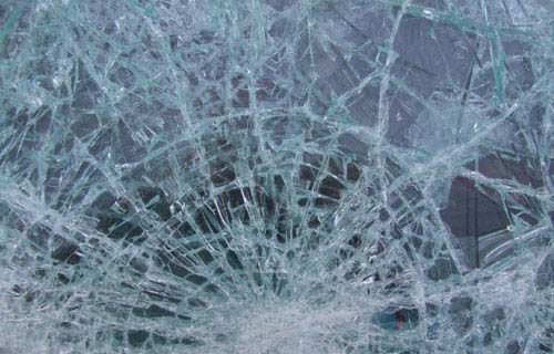 broken glass texture