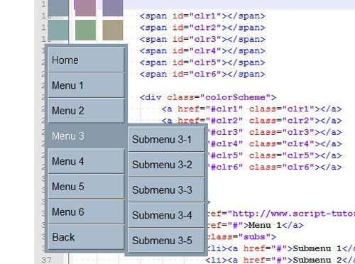 css3 html5 dropdown menu