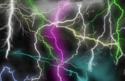 photoshop lightning brushes