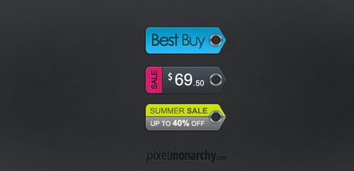 price tag psd