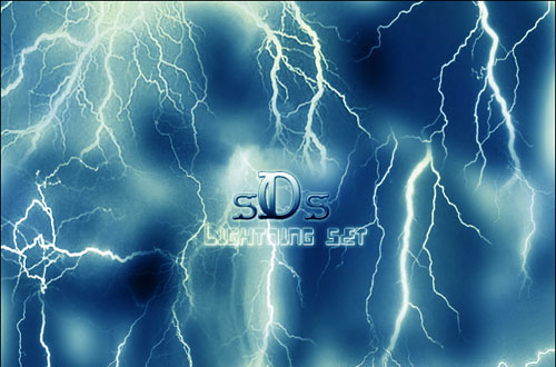 photoshop lightning brushes