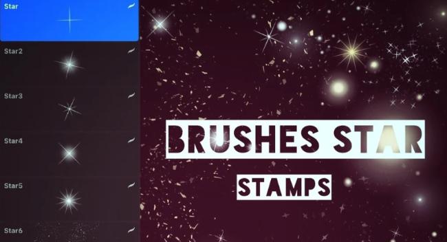 Procreate star brush