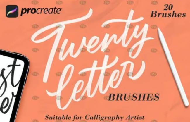 Artistic handwriting brushes