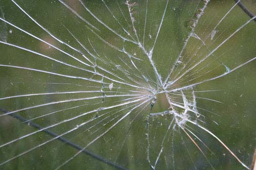 broken glass texture