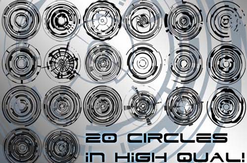 photoshop tech brushes