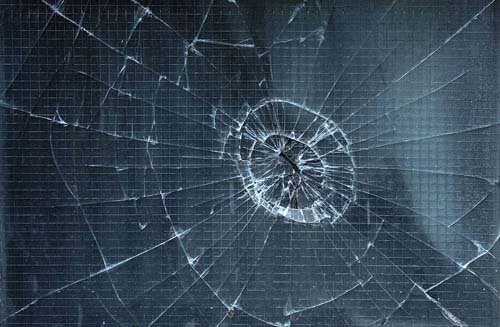 broken glass texture