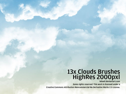 photoshop cloud brushes