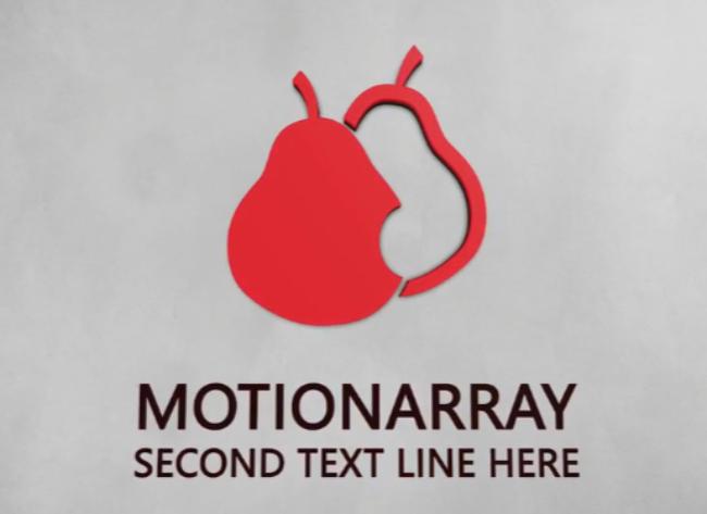 Liquid droplet logo formation with graceful animation effects