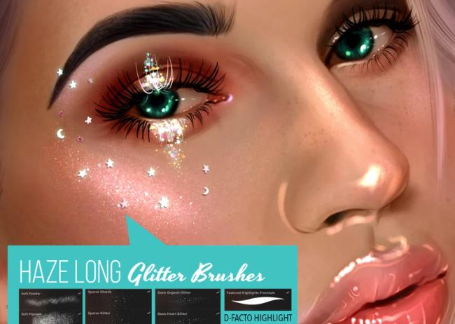 Procreate Glitter Brushes by Haze Long