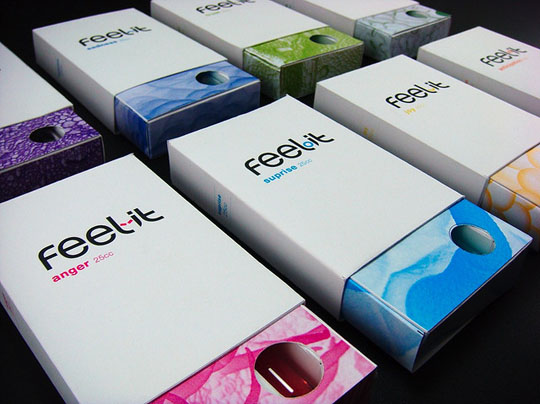 typographic package design