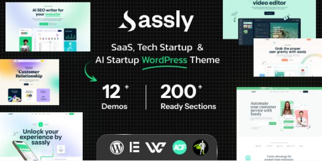 SaaS, AI & Tech Startup Theme