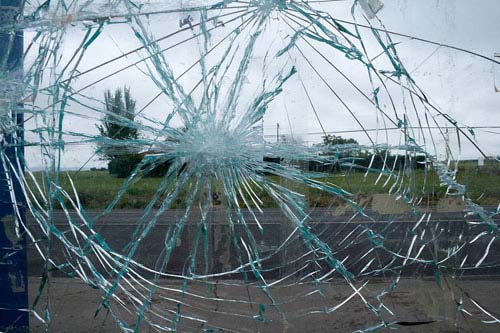 broken glass texture