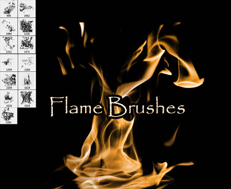 photoshop fire brushes