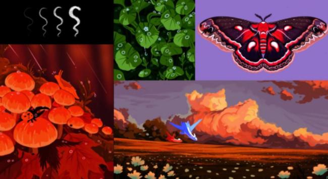 Broad stroke pencil brush