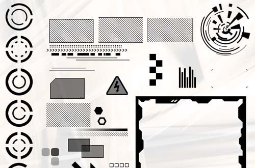 photoshop tech brushes