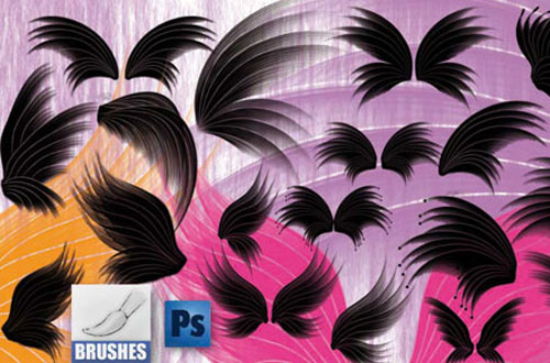 photoshop wing brushes