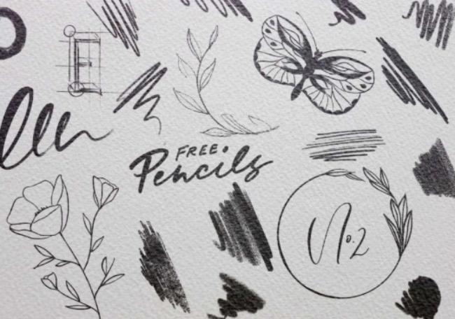 Free downloadable pencil brushes