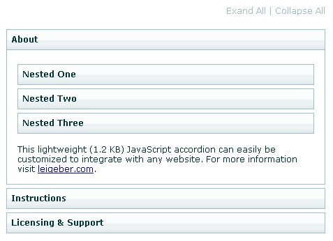jQuery Accordion Plugins and Tutorials