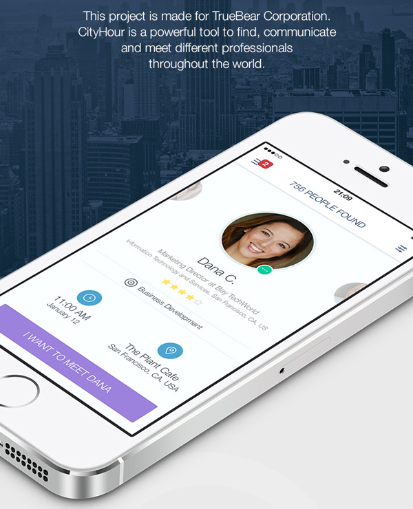 2.Mobile App Design Inspiration – CityHour