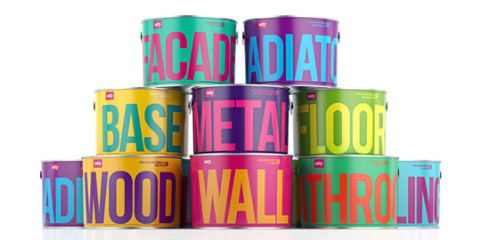 typographic package design