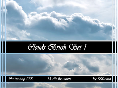 photoshop cloud brushes