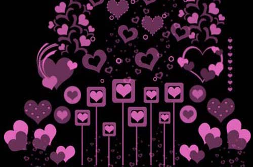 photoshop heart brushes