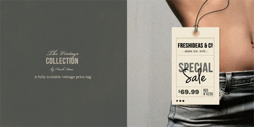 price tag psd