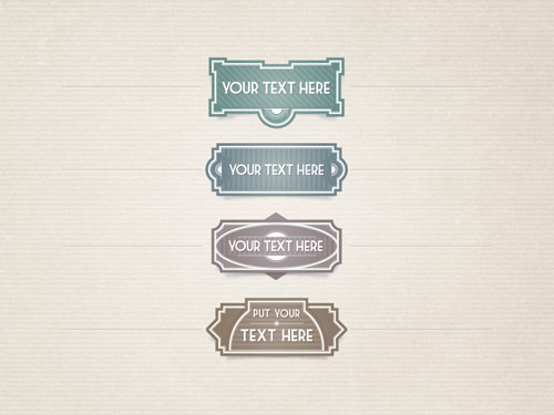 free vintage vector elements