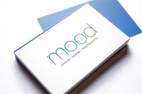 typography business cards