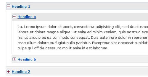 jQuery Accordion Plugins and Tutorials