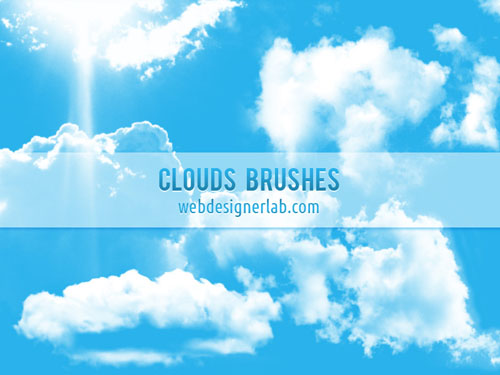 photoshop cloud brushes