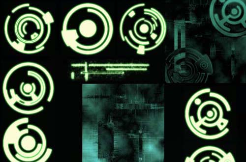 photoshop tech brushes