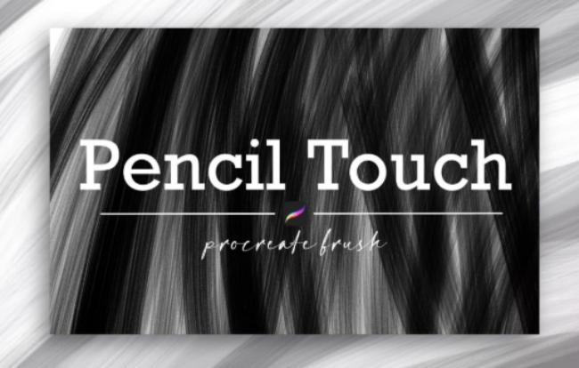Natural pencil stroke brush