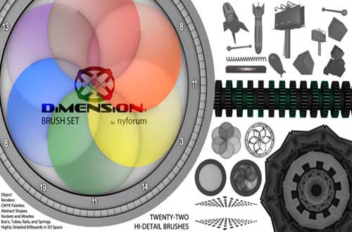 photoshop tech brushes