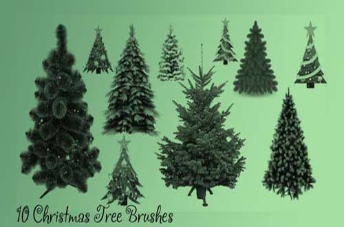 photoshop tree brushes