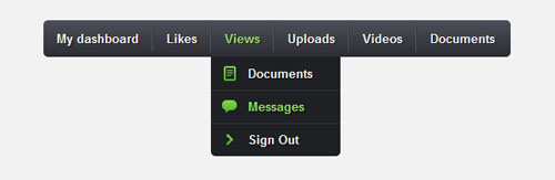 css3 html5 dropdown menu