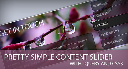 27.jquery image and content slider plugin