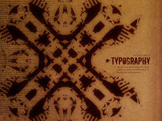 typography wallpaper